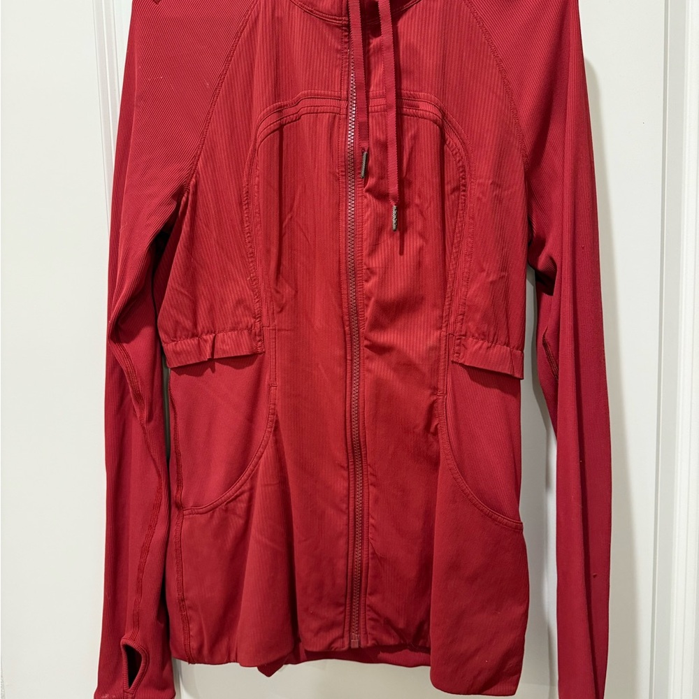 Lululemon Athletica Red Utility Jacket